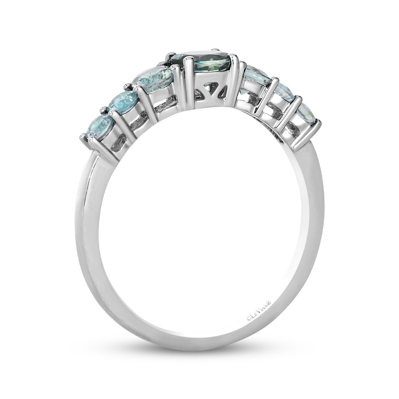 Main Image 3 of Le Vian Montana Sapphire Ombré Ring 14K Vanilla Gold