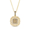 Thumbnail Image 1 of Le Vian Vault Multi-Diamond Scalloped Halo Necklace 1 ct tw 14K Honey Gold 19"