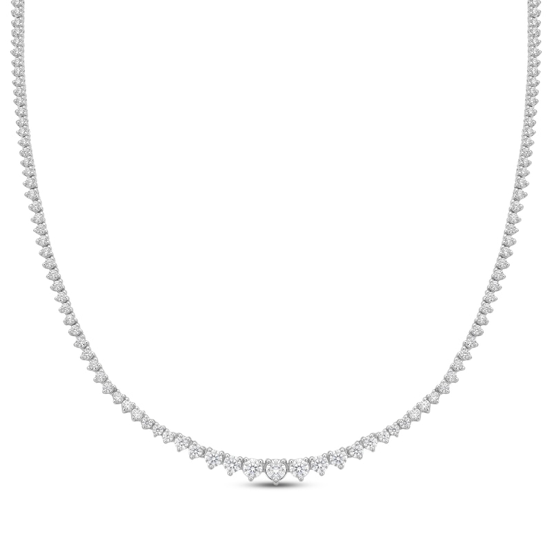 Main Image 1 of KAY Lab-Grown Diamonds Riviera Necklace 3 ct tw 10K White Gold 16"
