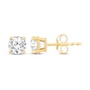 Thumbnail Image 3 of KAY Lab-Grown Diamonds Round-Cut Solitaire Stud Earrings 1/4 ct tw 10K Yellow Gold (F/SI2)