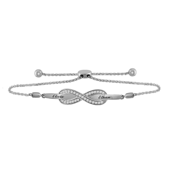 Bolo Infinity Couple's Bracelet (2 Lines)