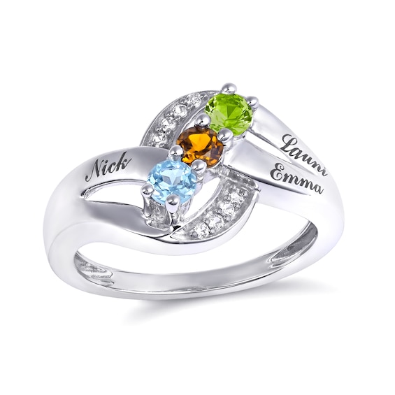 Mother's Family Birthstone Ring