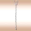 Thumbnail Image 4 of Open Hearts Necklace 1/2 ct tw Diamonds 14K White Gold