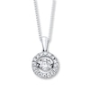 Thumbnail Image 1 of Unstoppable Love 1 ct tw Necklace 14K White Gold