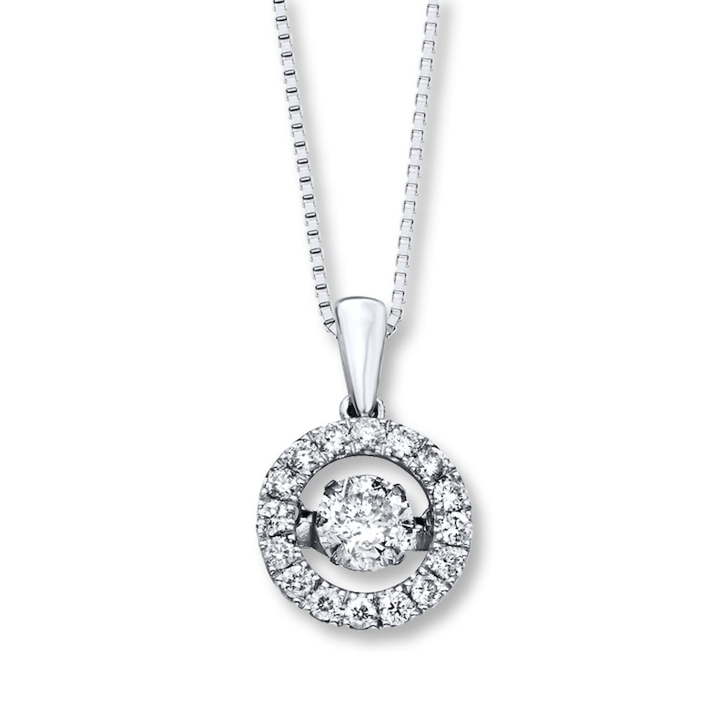 Unstoppable Love 1 ct tw Necklace 14K White Gold