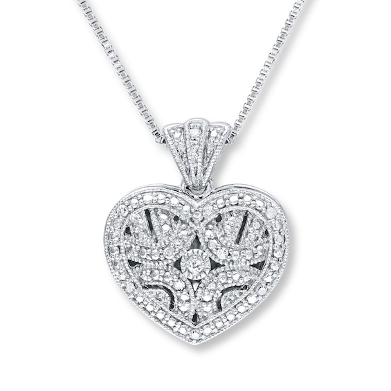 Sterling Silver Locket Pendant – Lasker Jewelers