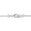 Thumbnail Image 1 of Diamond Necklace 1/20 ct tw Round-Cut Sterling Silver