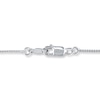 Thumbnail Image 2 of Diamond Necklace 1/20 ct tw Round-Cut Sterling Silver