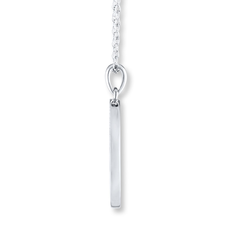 Main Image 4 of Tree of Life Necklace 1/10 ct tw Diamonds Sterling Silver