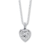 Thumbnail Image 0 of Unstoppable Love 1/4 ct tw Necklace 10K White Gold