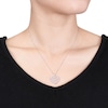 Thumbnail Image 2 of &quot;Sister&quot; Heart Necklace 1/20 ct tw Diamonds Sterling Silver