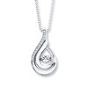 Thumbnail Image 1 of Unstoppable Love Sterling Silver Necklace 18&quot;