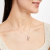 Thumbnail Image 2 of Penguin Necklace 1/15 ct tw Black Diamonds Sterling Silver