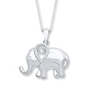 Unstoppable Love 1/15 ct tw Necklace Sterling Silver 18"