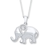 Thumbnail Image 1 of Unstoppable Love 1/15 ct tw Necklace Sterling Silver 18&quot;