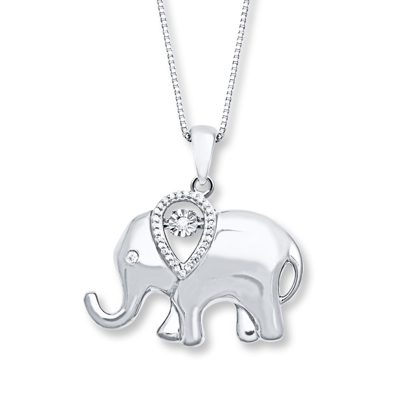 Unstoppable Love 1/15 ct tw Necklace Sterling Silver 18"