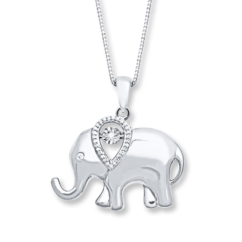Main Image 1 of Unstoppable Love 1/15 ct tw Necklace Sterling Silver 18&quot;