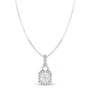 Thumbnail Image 0 of Diamond Necklace 1/4 ct tw Princess-cut 10K White Gold