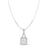 Thumbnail Image 1 of Diamond Necklace 1/4 ct tw Princess-cut 10K White Gold