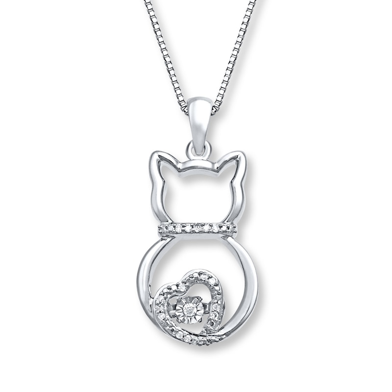 Unstoppable Love 1/20 ct tw Necklace Sterling Silver 18"