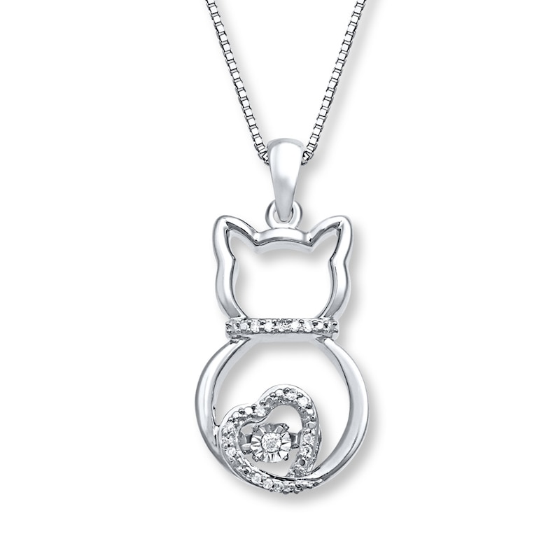 Main Image 1 of Unstoppable Love 1/20 ct tw Necklace Sterling Silver 18&quot;