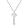 Thumbnail Image 1 of Key Necklace 1/20 ct tw Diamonds Sterling Silver