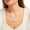 Thumbnail Image 2 of Diamond Elephant Necklace 1/20 ct tw Round-cut Sterling Silver