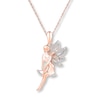 Thumbnail Image 1 of Fairy Necklace Diamond Accents 10K Rose Gold