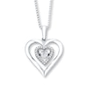 Thumbnail Image 1 of Unstoppable Love Heart Necklace Sterling Silver