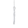 Thumbnail Image 1 of Cross Necklace 1/5 ct tw Diamonds 10K White Gold