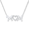 Thumbnail Image 1 of Diamond Mom Necklace 1/20 ct tw Round-cut Sterling Silver