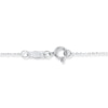 Thumbnail Image 3 of Infinity Symbol Necklace 1/6 ct tw Diamonds 10K White Gold