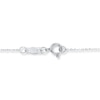 Thumbnail Image 2 of Infinity Symbol Necklace 1/6 ct tw Diamonds 10K White Gold