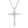Thumbnail Image 0 of Diamond Cross Necklace Sterling Silver