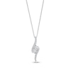 Thumbnail Image 1 of Ever Us Necklace 1/2 ct tw Diamonds 14K White Gold 19&quot;