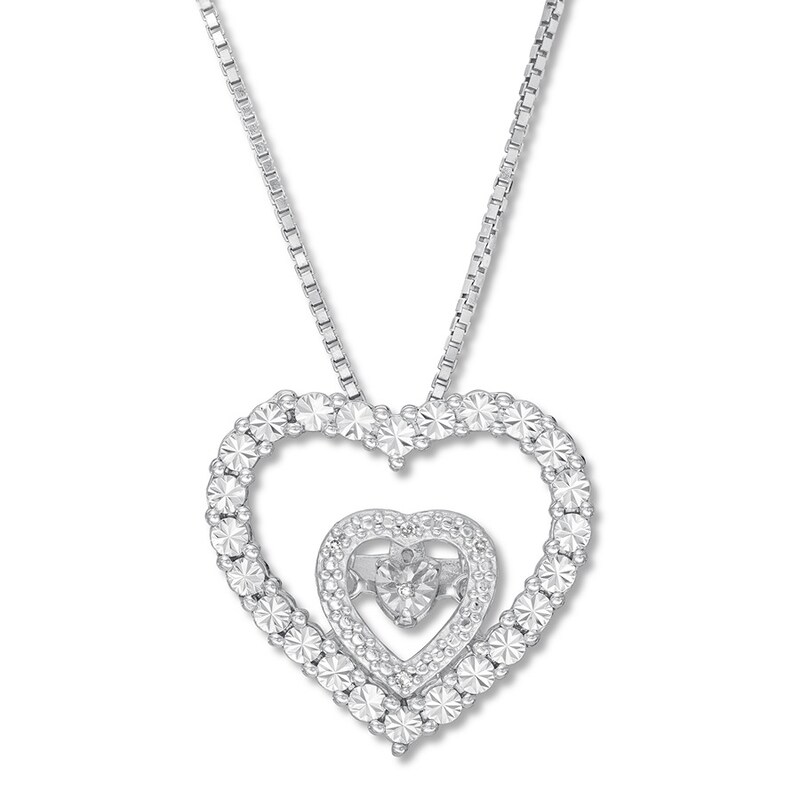 Main Image 1 of Unstoppable Love Heart Necklace Sterling Silver