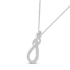 Thumbnail Image 1 of Diamond Necklace 1/4 ct tw Round-cut Sterling Silver