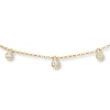 Thumbnail Image 0 of Diamond Choker Necklace 1/6 Carat tw 10K Yellow Gold 12"