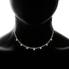 Thumbnail Image 4 of Diamond Choker Necklace 1/6 Carat tw 10K Yellow Gold 12&quot;