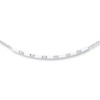 Thumbnail Image 1 of Diamond Choker Necklace 1/20 Carat tw Sterling Silver 12&quot;