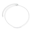 Thumbnail Image 2 of Diamond Choker Necklace 1/20 Carat tw Sterling Silver 12&quot;