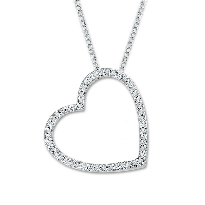 Diamond Convertibilities Necklace 1/5 cttw Sterling Silver & 10K Rose Gold 18"