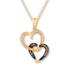 Thumbnail Image 0 of Le Vian Chocolate Diamonds 1/8 ct tw Necklace 14K Honey Gold 18"