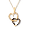 Thumbnail Image 1 of Le Vian Chocolate Diamonds 1/8 ct tw Necklace 14K Honey Gold 18&quot;