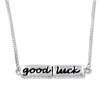 Diamond Message Necklace 1/4 ct tw Sterling Silver