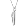 Thumbnail Image 1 of "Be Free" Diamond Angel Wing Necklace 1/4 ct tw Sterling Silver