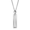 Thumbnail Image 2 of &quot;Strength&quot; Diamond Bar Necklace 1/10 ct tw Sterling Silver