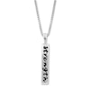 Thumbnail Image 2 of "Strength" Diamond Bar Necklace 1/10 ct tw Sterling Silver