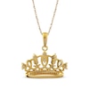 Thumbnail Image 4 of Diamond Tiara Necklace 1/15 ct tw Round-cut 10K Yellow Gold