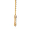 Thumbnail Image 1 of Diamond Geometric Necklace 1/10 ct tw Round-cut 10K Yellow Gold 18"